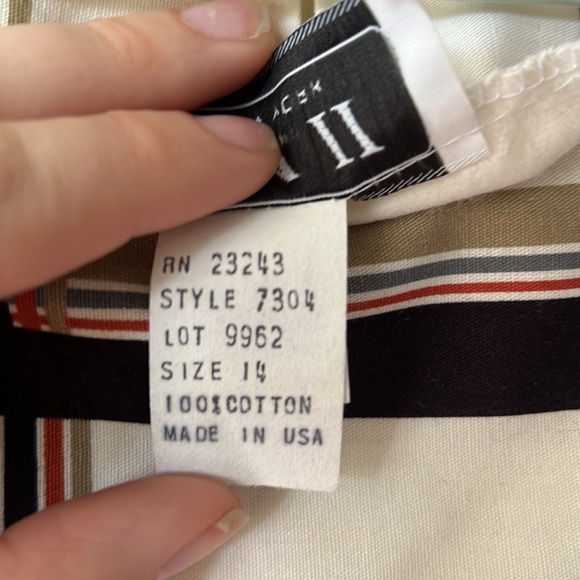 Vintage Plaid J.M. II New York dress HOLIDAY Christmas - Picture 3 of 6